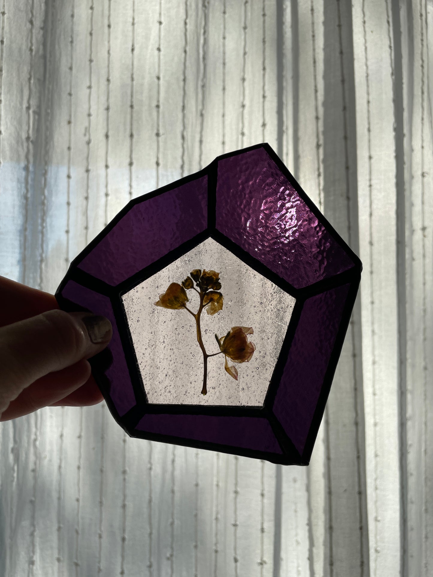 Pressed Flower Jewelry Dish