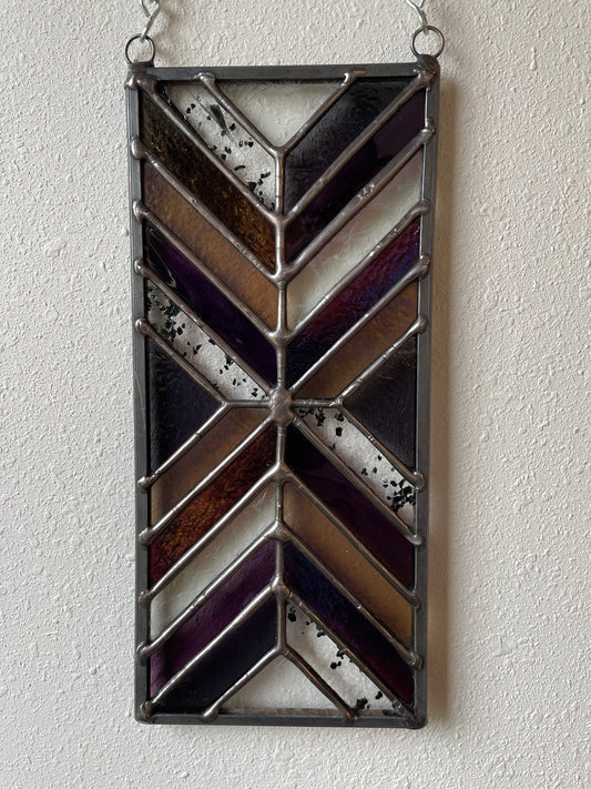 Purple and Gold Geometric...Thing