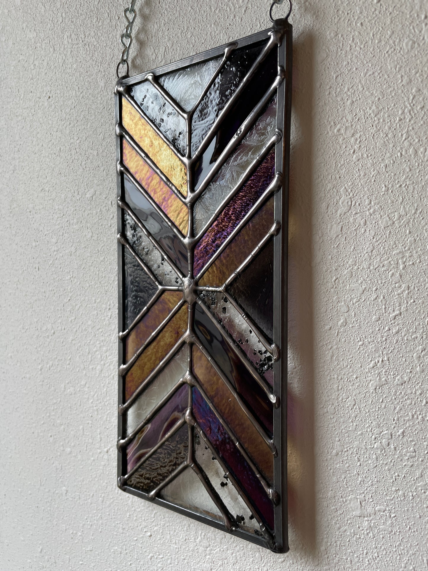 Purple and Gold Geometric...Thing