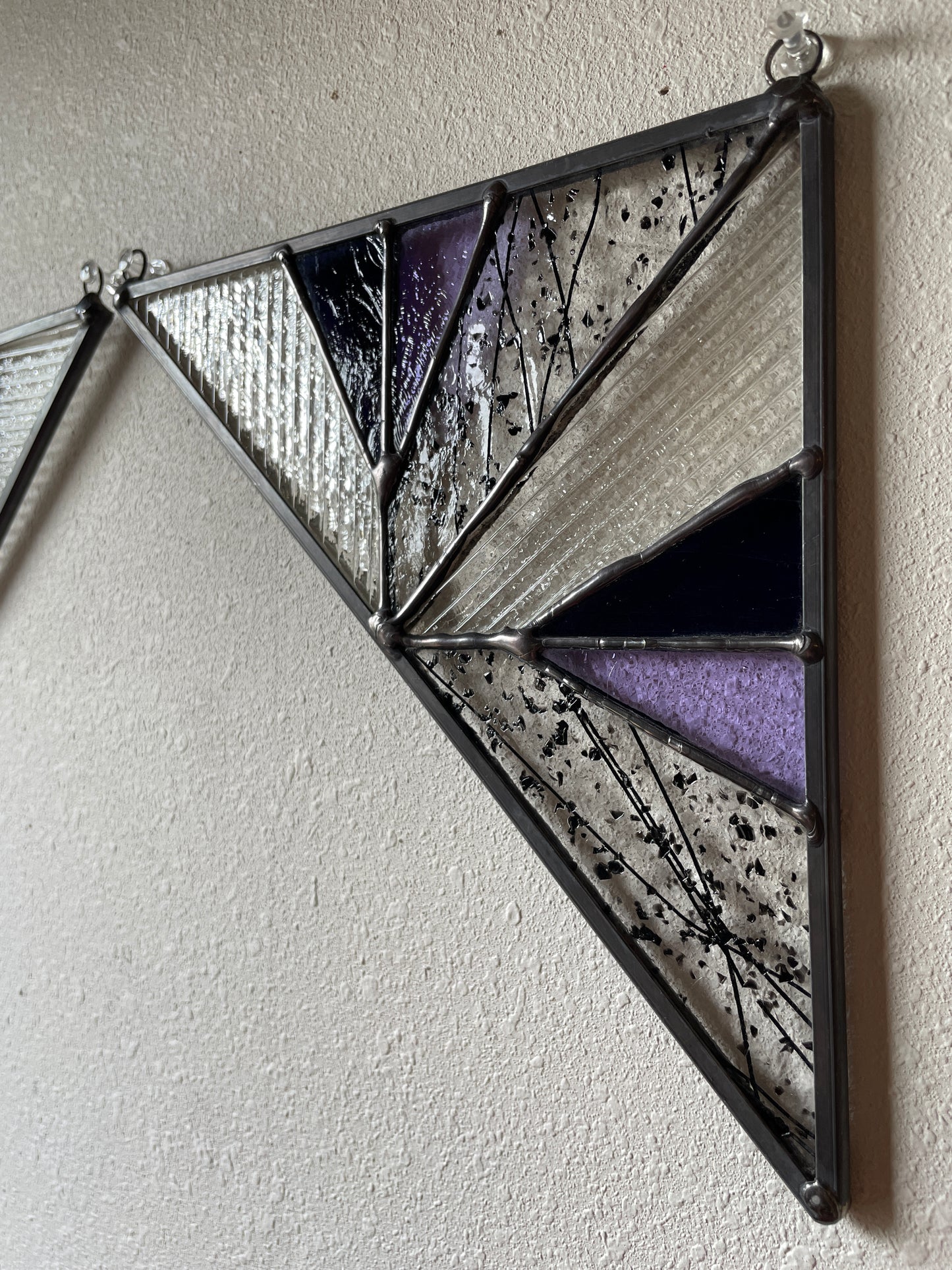 Purple Confetti Corner Window Set