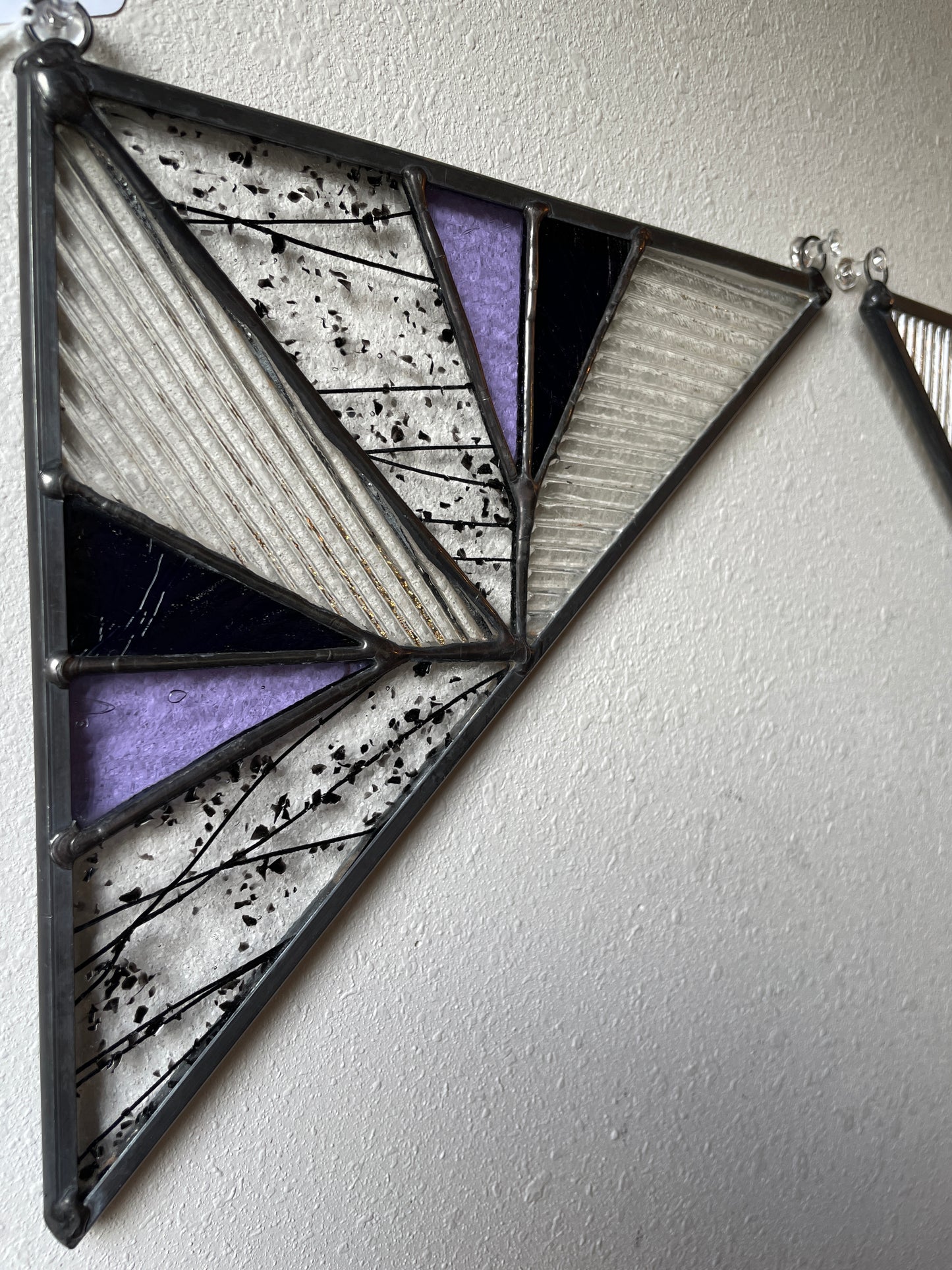 Purple Confetti Corner Window Set